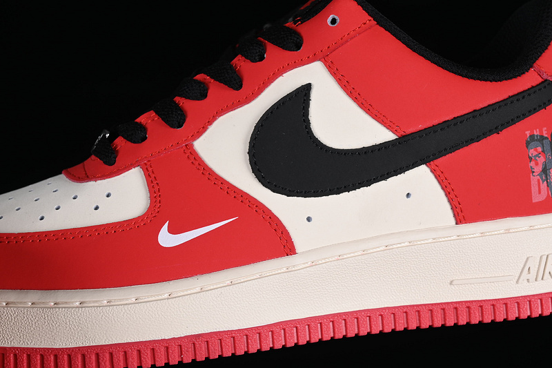 Nike Air Force 1 '07 Low Black/Red/White 27