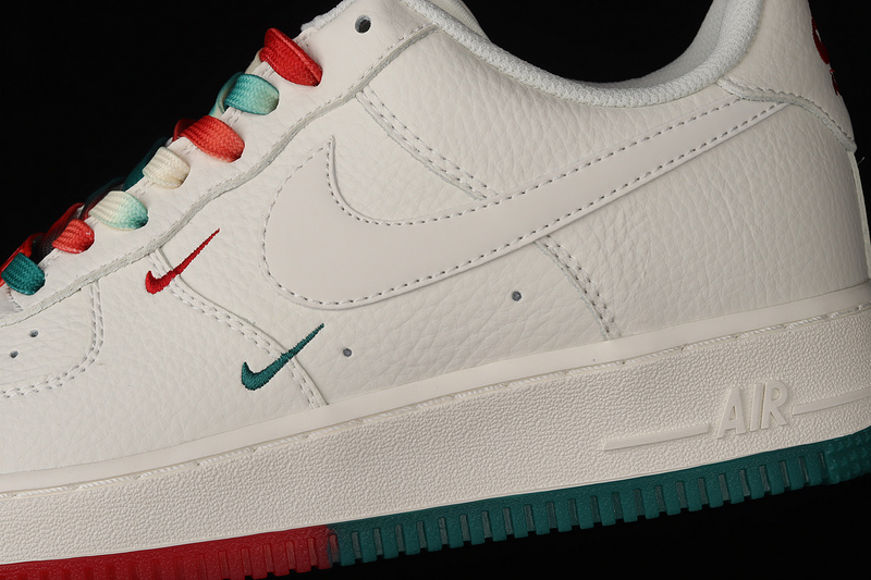 Air Force 1 Low 07 Beige/Red/Green 9