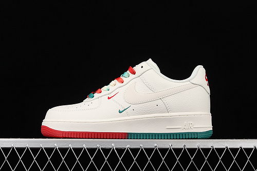 Air Force 1 Low 07 Beige/Red/Green 11