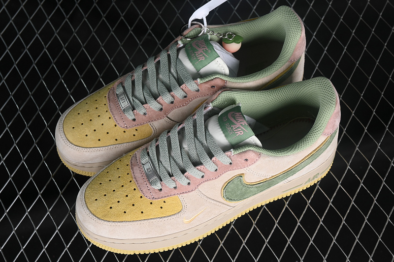 Nike Air Force 1 '07 Low Peach Grey/Brown/Green 3