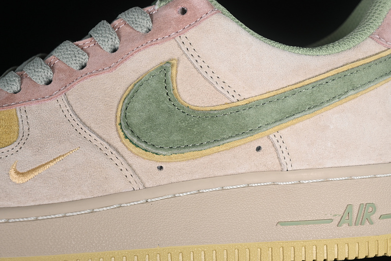 Nike Air Force 1 '07 Low Peach Grey/Brown/Green 7