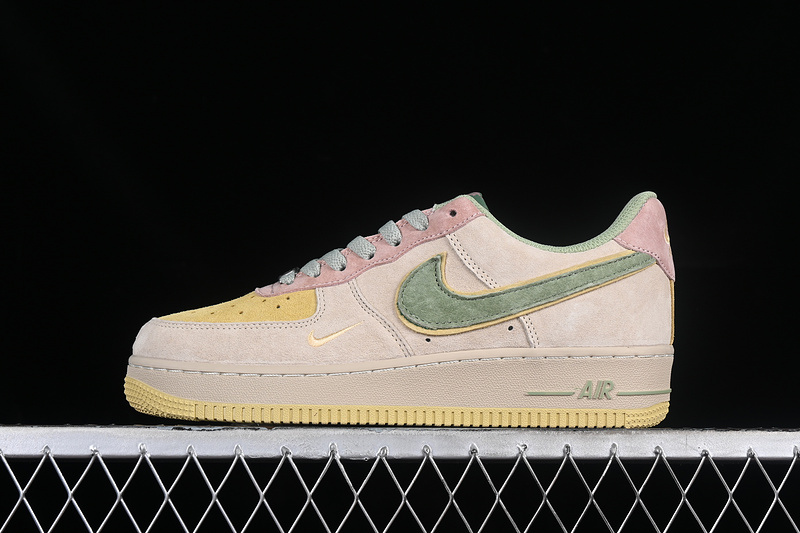 Nike Air Force 1 '07 Low Peach Grey/Brown/Green 19