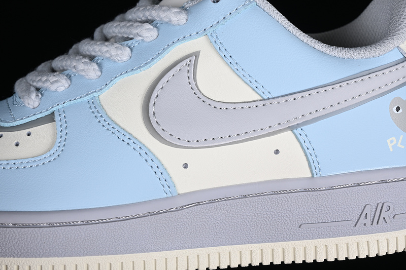 Comme Des Garcons X Air Force 1 Low Blue/White/Grey 19