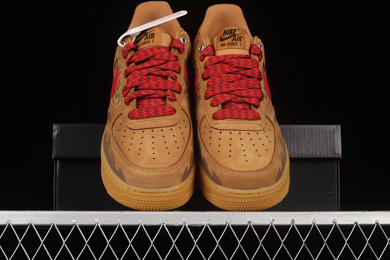 Nike Air Force 1 '07 Wb Low Wheat/Wheat/Red 7