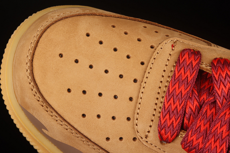 Nike Air Force 1 '07 Wb Low Wheat/Wheat/Red 15