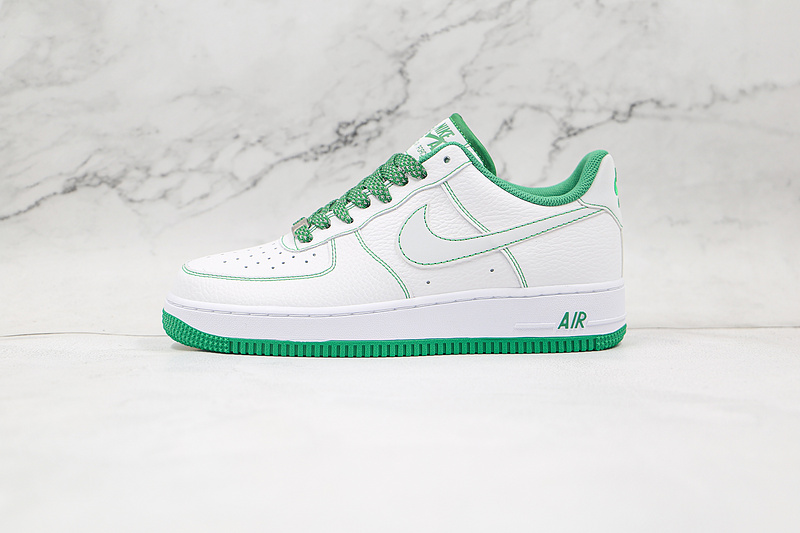 Air Force 1 Low 07 White/White/Green 13