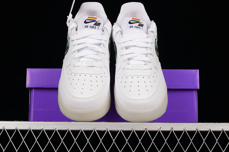 Air Force 1 Low 07 Be True White/White/Black 7