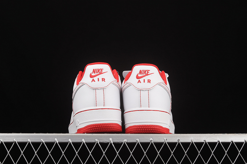 Air Force 1 Low 07 Contrast Stitch White/University Red/White 5