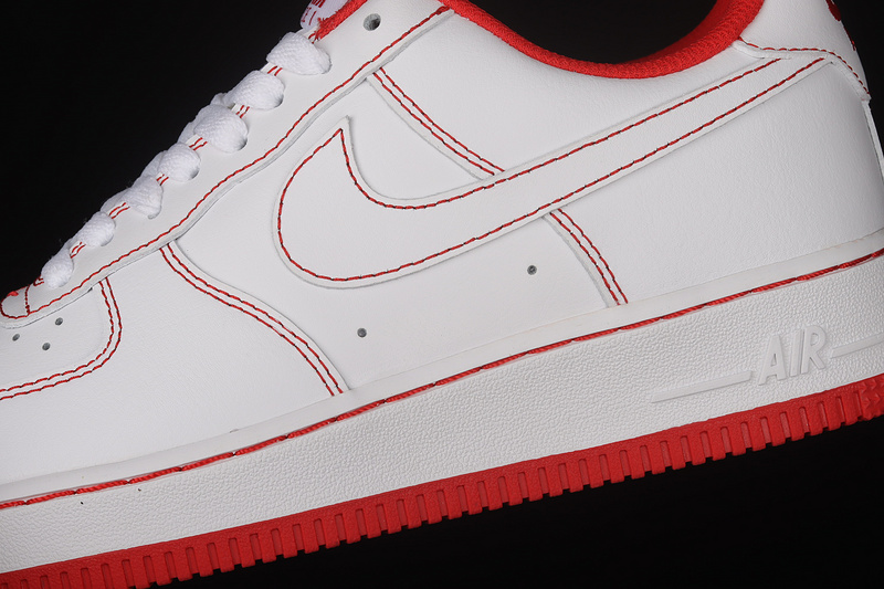 Air Force 1 Low 07 Contrast Stitch White/University Red/White 27