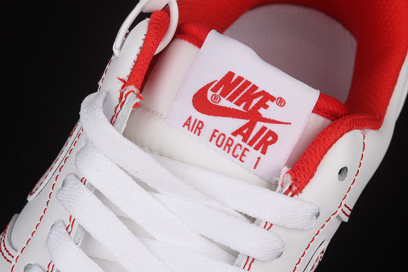 Air Force 1 Low 07 Contrast Stitch White/University Red/White 29