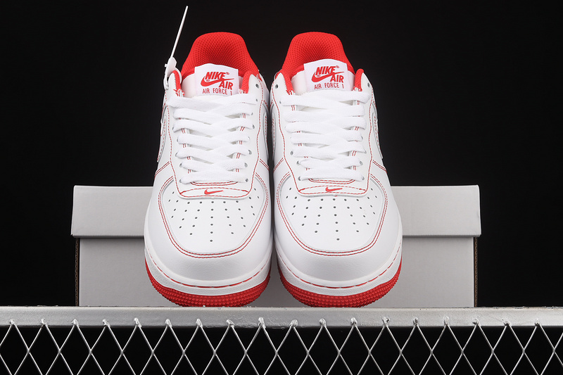 Air Force 1 Low 07 Contrast Stitch White/University Red/White 31