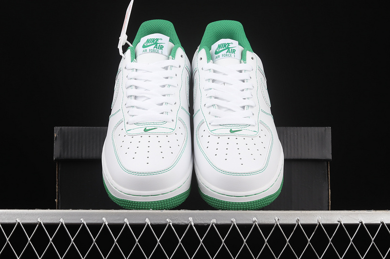 Air Force 1 Low 07 Contrast Stitch White/White/Pine Green 13