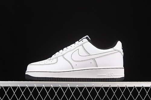 Air Force 1 Low 07 Contrast Stitch White/Black/White 3