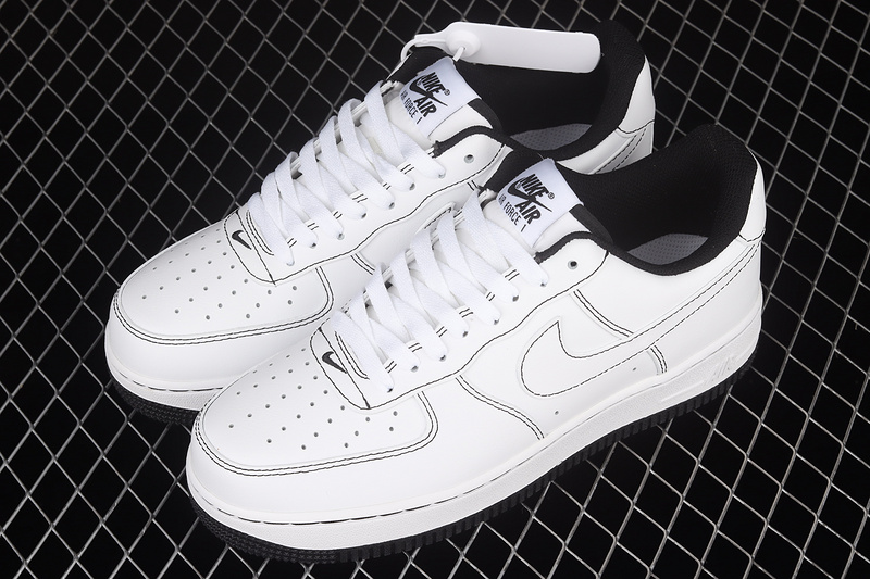 Air Force 1 Low 07 Contrast Stitch White/Black/White 19