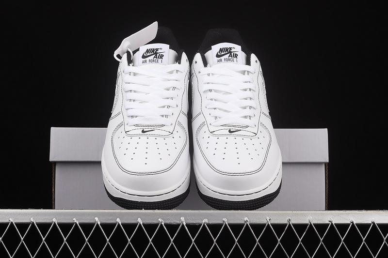 Air Force 1 Low 07 Contrast Stitch White/Black/White 29