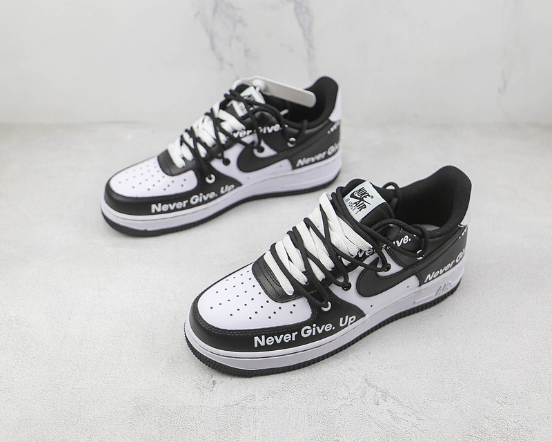 Air Force 1 Low 07 Never Give Up Black/Black/White 7