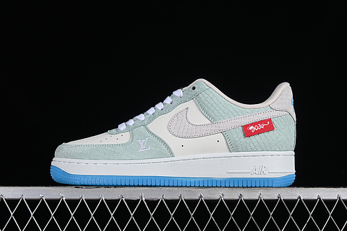 Nike Air Force 1 '07 Low White/Green/Blue/Grey 21