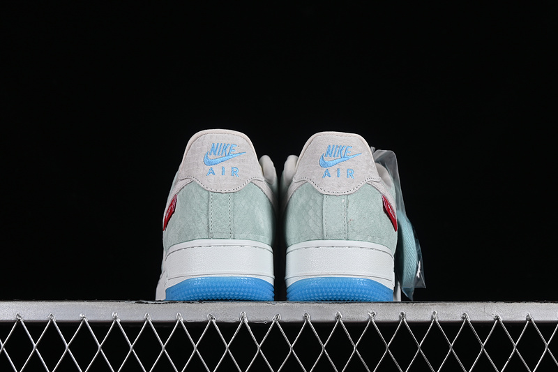 Nike Air Force 1 '07 Low White/Green/Blue/Grey 23