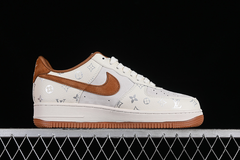 Nike Air Force 1 '07 Low L*V White/Grey/Brown 5