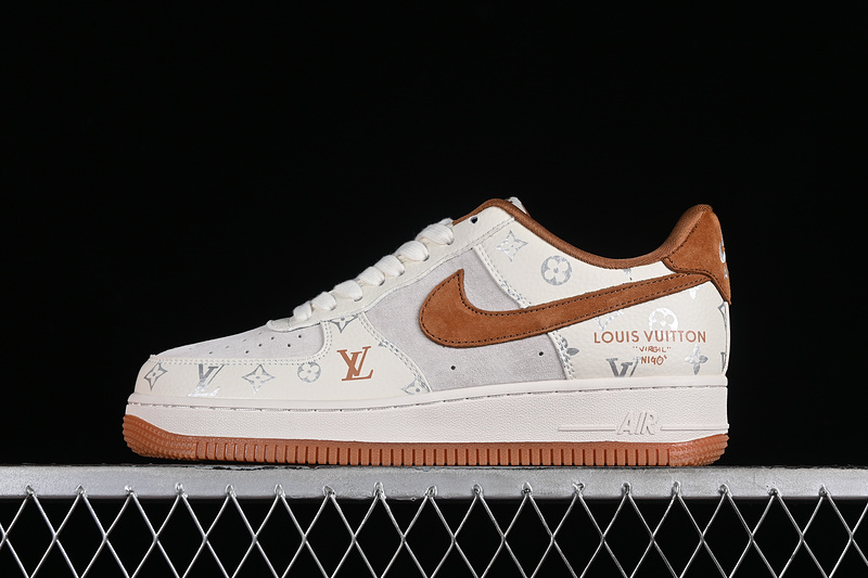 Nike Air Force 1 '07 Low L*V White/Grey/Brown 7