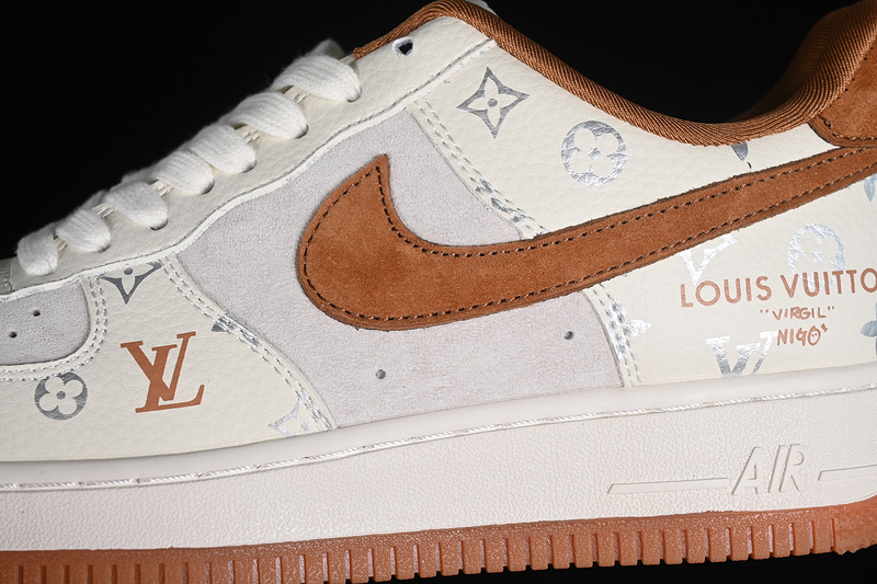 Nike Air Force 1 '07 Low L*V White/Grey/Brown 17