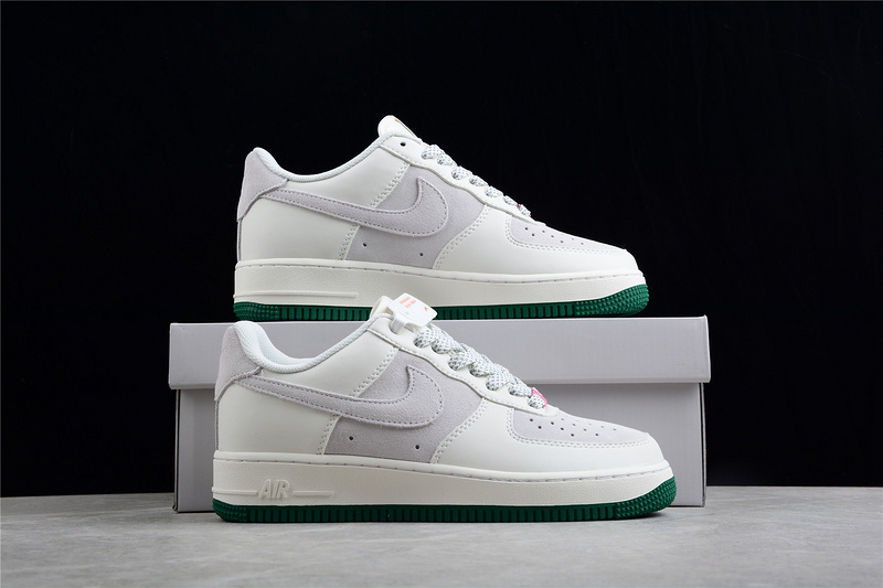 Air Force 1 Low White/Grey/Green 3