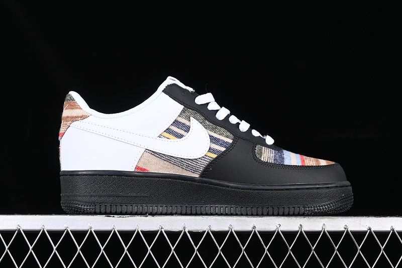 Nike Air Force 1 '07 Low Black Sweater White/Grey/Black/Green/Yellow 19