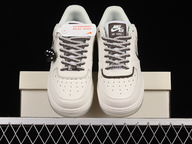 Air Force 1 Low Lv8 Double Swoosh White/Grey/Brown 15