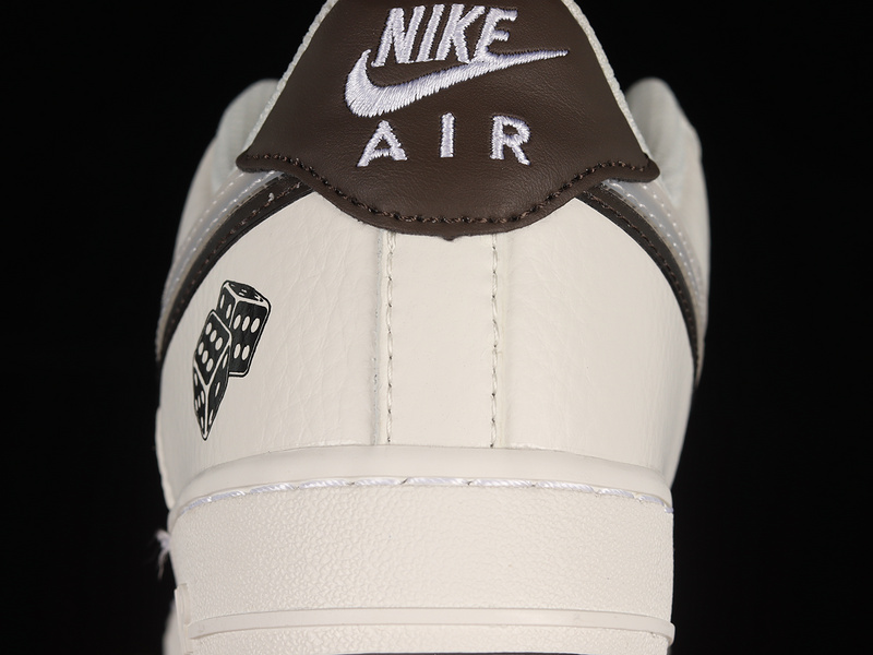 Air Force 1 Low Lv8 Double Swoosh White/Grey/Brown 21