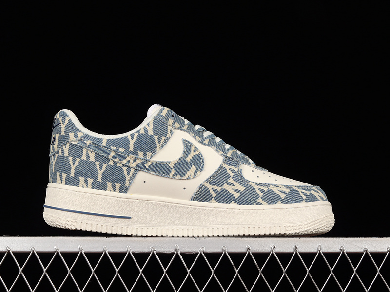 M*Lb X Air Force 1 Low 07 Denim Blue/White/Black 3