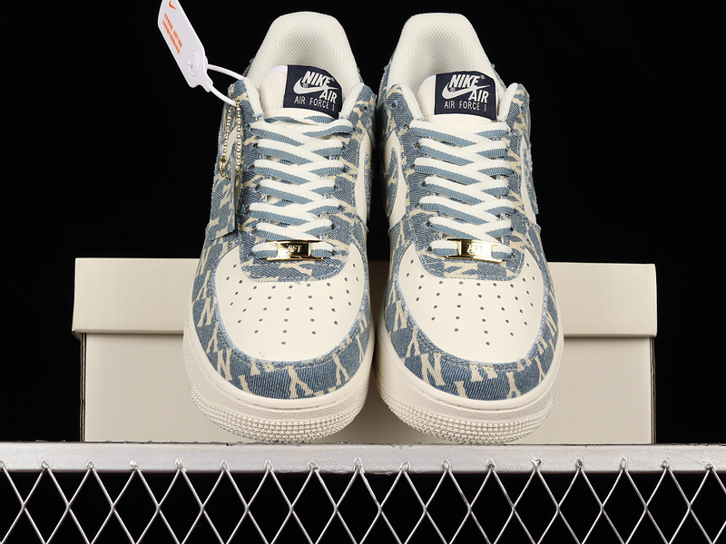 M*Lb X Air Force 1 Low 07 Denim Blue/White/Black 5