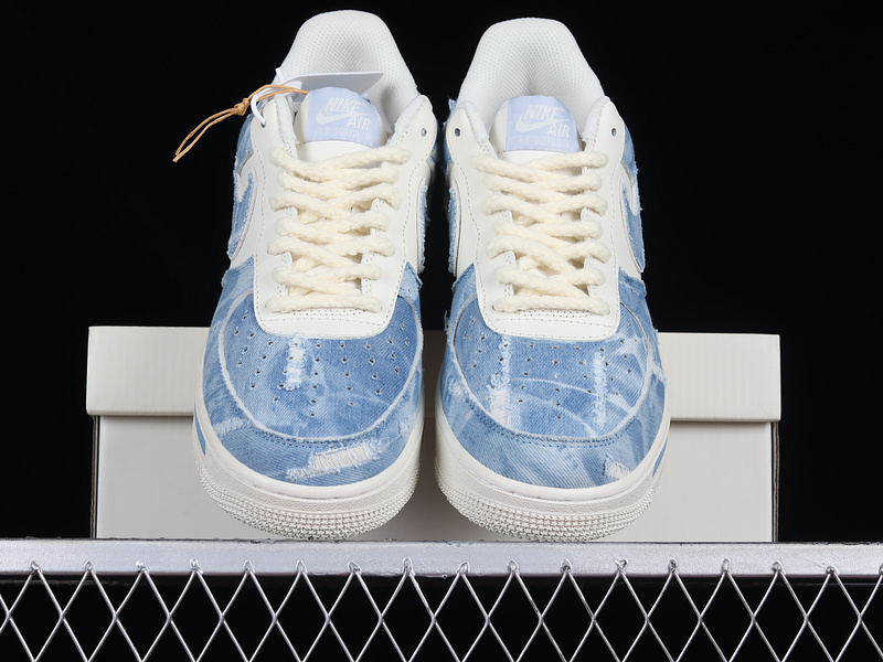 Air Force 1 Low 07 Broken Silk White/Blue/Beige 15