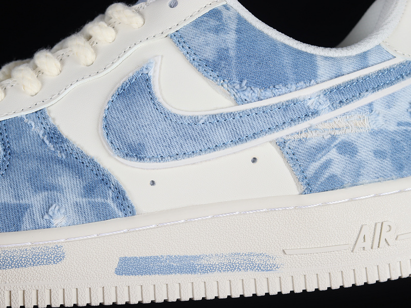 Air Force 1 Low 07 Broken Silk White/Blue/Beige 23