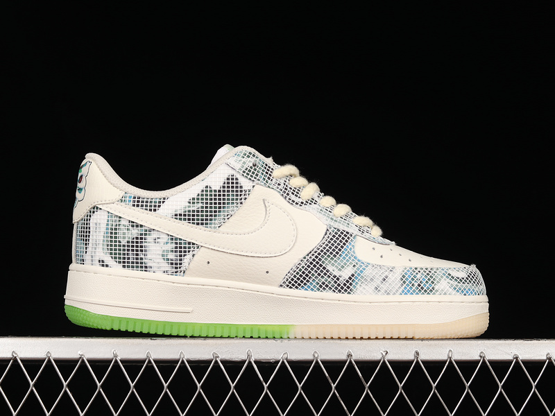 Air Force 1 Low 07 Lion Dance White/Green/Black 13