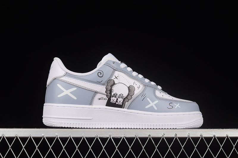 Nike Air Force 1 '07 Low X Kaws White/White/Light Blue 5