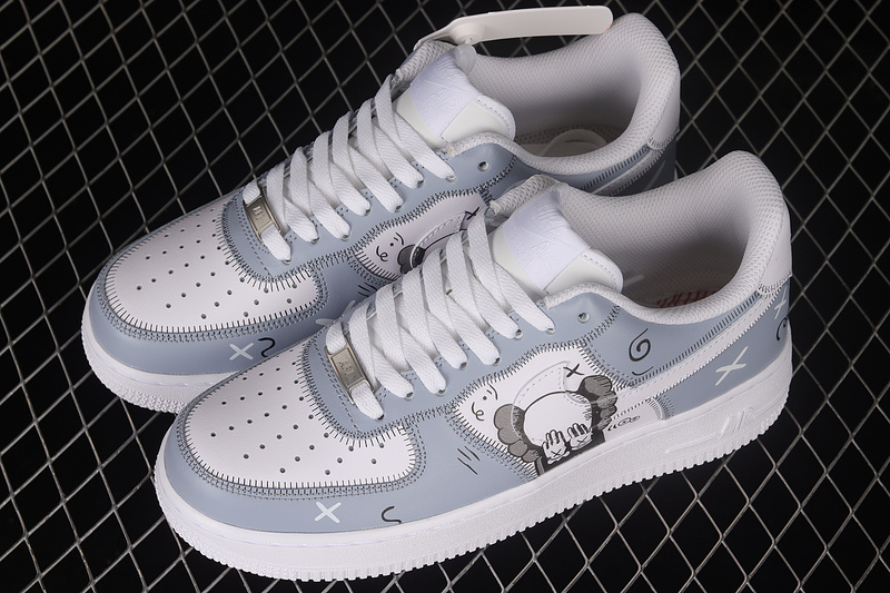 Nike Air Force 1 '07 Low X Kaws White/White/Light Blue 9