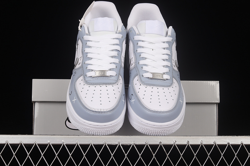 Nike Air Force 1 '07 Low X Kaws White/White/Light Blue 15