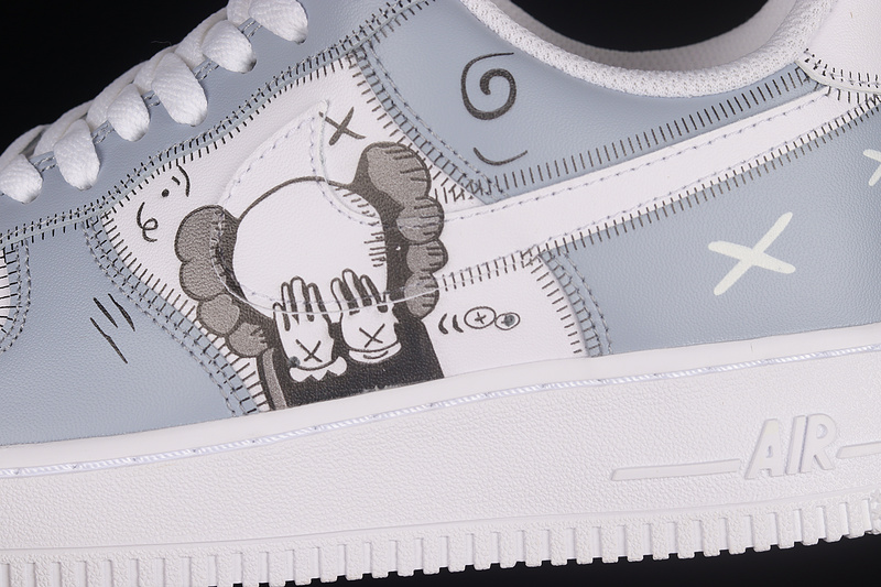 Nike Air Force 1 '07 Low X Kaws White/White/Light Blue 17