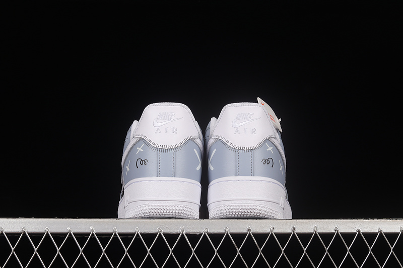 Nike Air Force 1 '07 Low X Kaws White/White/Light Blue 25