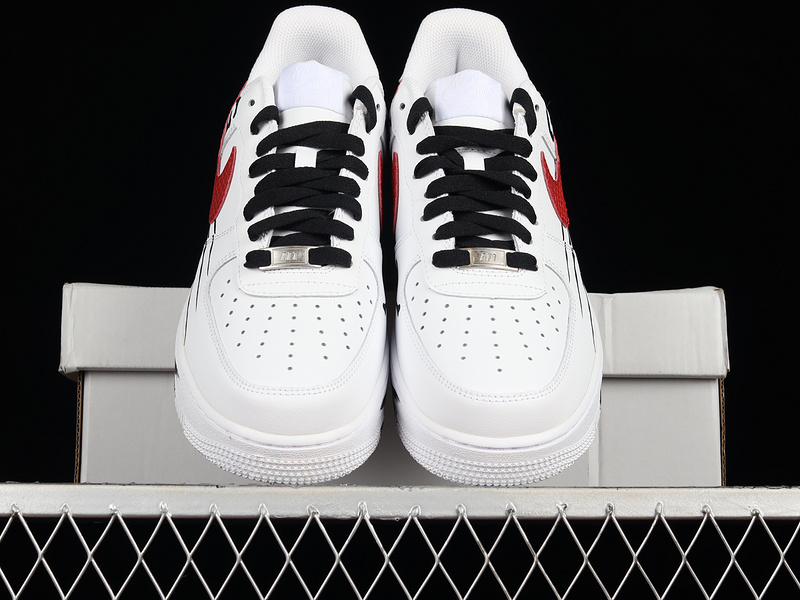 Air Force 1 Low 07 White/Black/Red 5