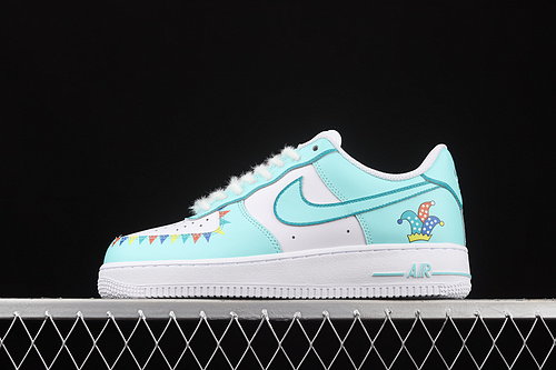 Air Force 1 Low 07 White/White/Sky Blue 9