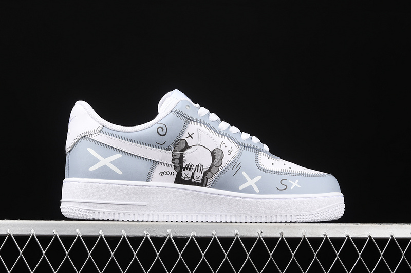 Kaws X Air Force 1 Low Light Blue/White/Black 19