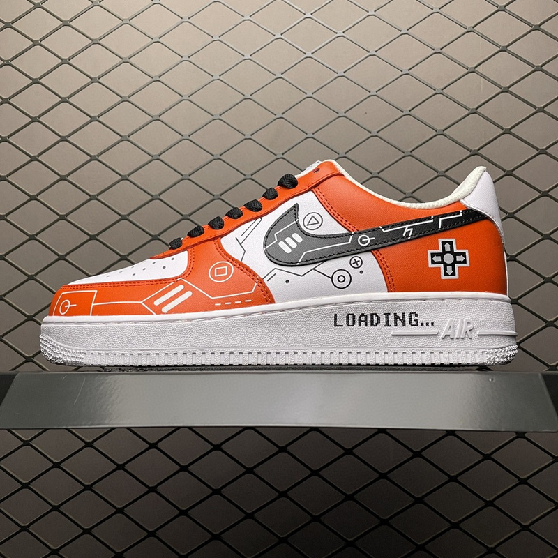 Air Force 1 Low 07 Orange/White/Black 3