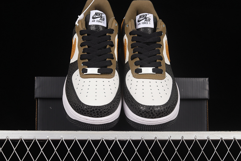 Nike Air Force 1 '07 Low Black/White/Brown 9