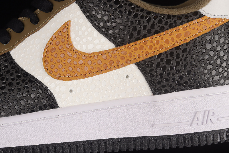 Nike Air Force 1 '07 Low Black/White/Brown 15