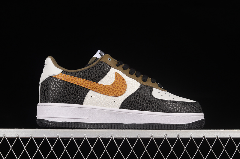 Nike Air Force 1 '07 Low Black/White/Brown 21