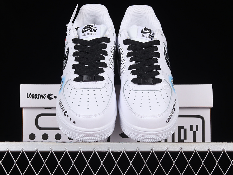 Air Force 1 Low 07 Ps5 White/Black/Light Blue 11