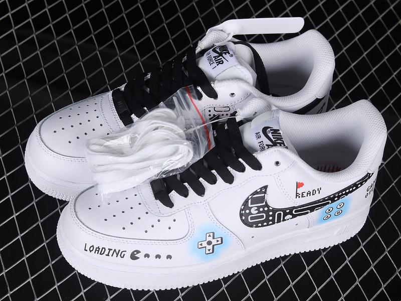 Air Force 1 Low 07 Ps5 White/Black/Light Blue 25