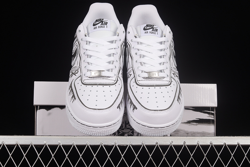 Nike Air Force 1 '07 Low White/Black/White 21