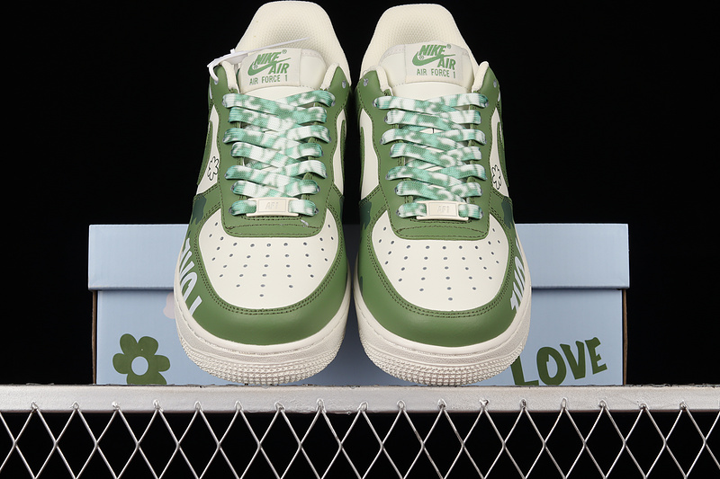 Air Force 1 Low 07 Olive Green/White/Yellow 3